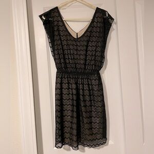 Speechless black mini dress